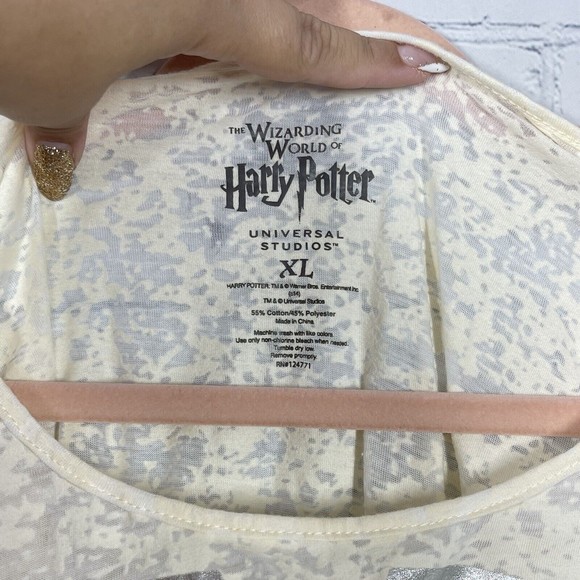 Wizarding World of Harry Potter Top Women XL Ministry of Magic Burnout Shirt - Picture 3 of 15